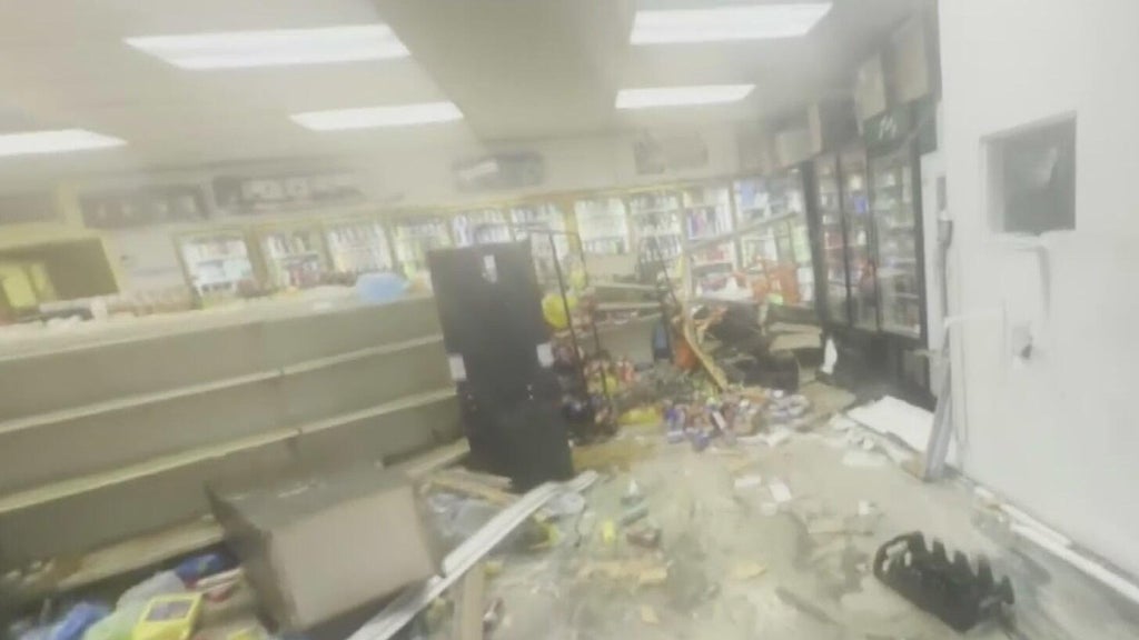 Truck crashes into northwest Miami-Dade store, causing thousands in damage and injuring a woman — CBS Miami, Miami Business news