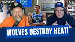 Minnesota Timberwolves DESTROY Miami Heat in season opener — SKOR North MN Sports